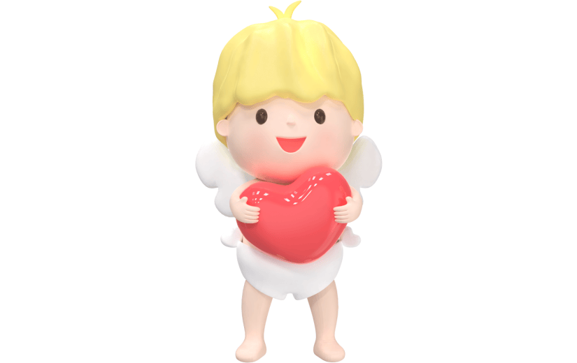 元素3D立体丘比特