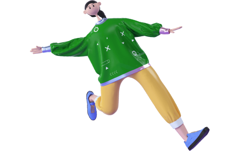 创意3d立体创意人物元素