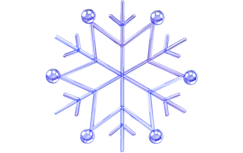 3D元素雪花