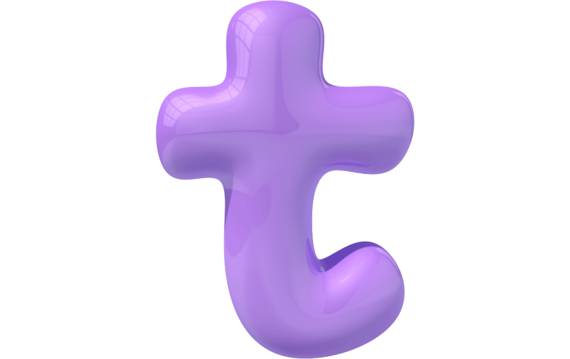元素卡通3D泡泡质感字母