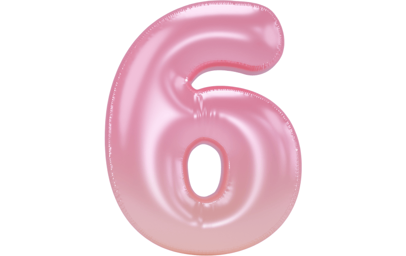 3d创意质感生日气球数字字母