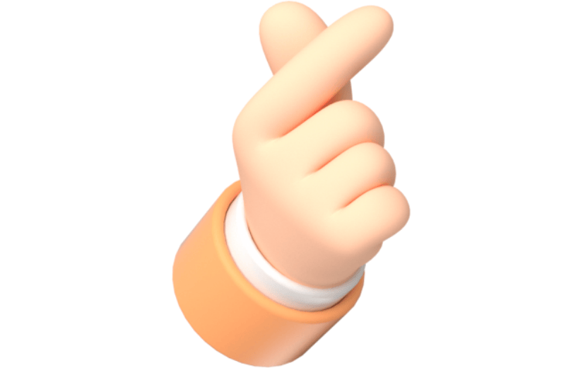 元素卡通3D手势