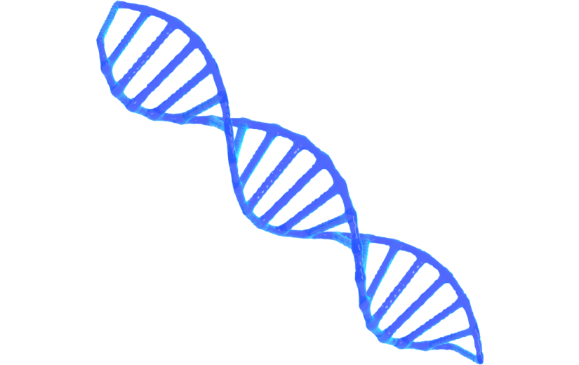 3d创意科技感化学分子DNA