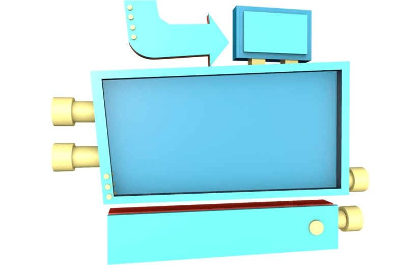 元素3D立体边框插画元素