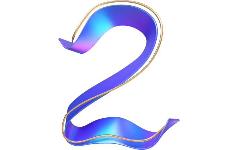 元素卡通3D数字