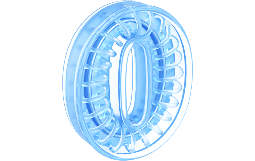 元素3D 数字0倒计时