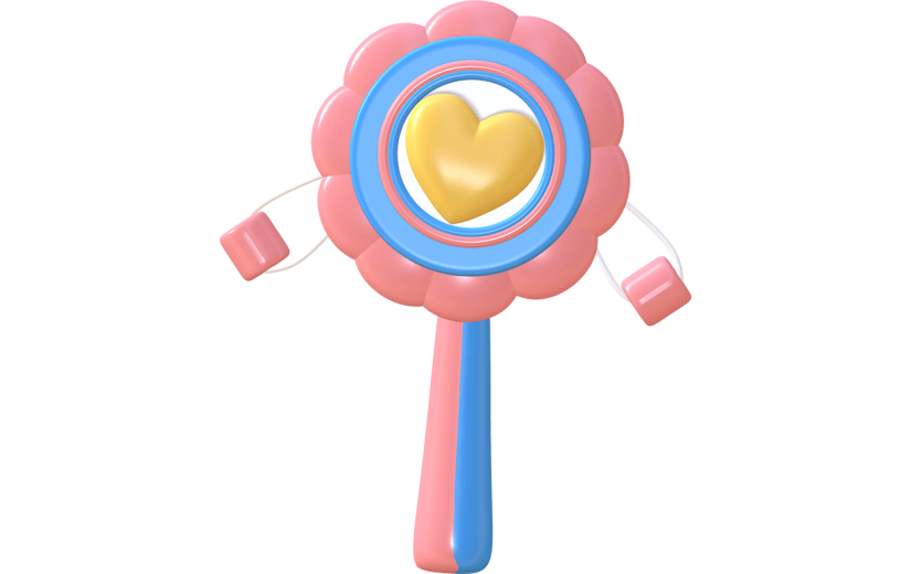 拨浪鼓3D元素