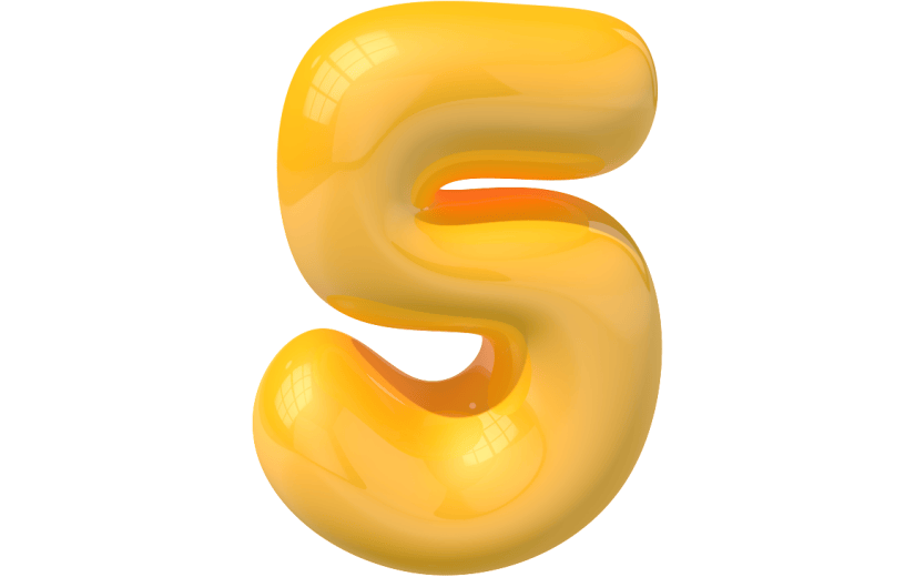 元素卡通3D泡泡质感数字