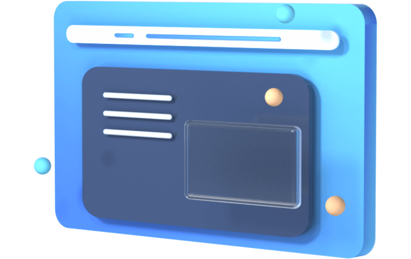 C4D3D科技感名片3d渲染元素