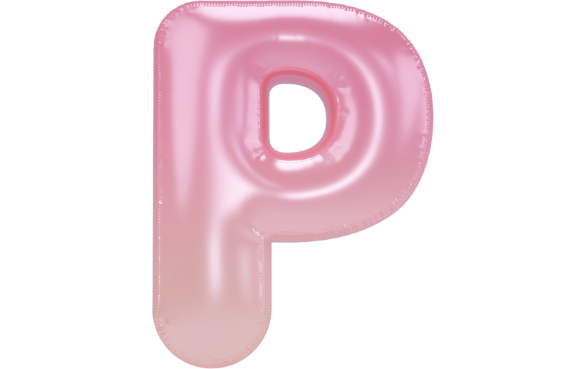 3d创意质感生日气球数字字母