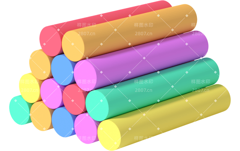 3d创意开学季教育老师粉笔