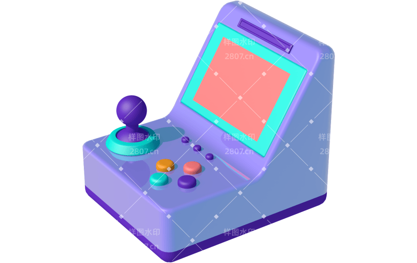 元素卡通3D游戏机