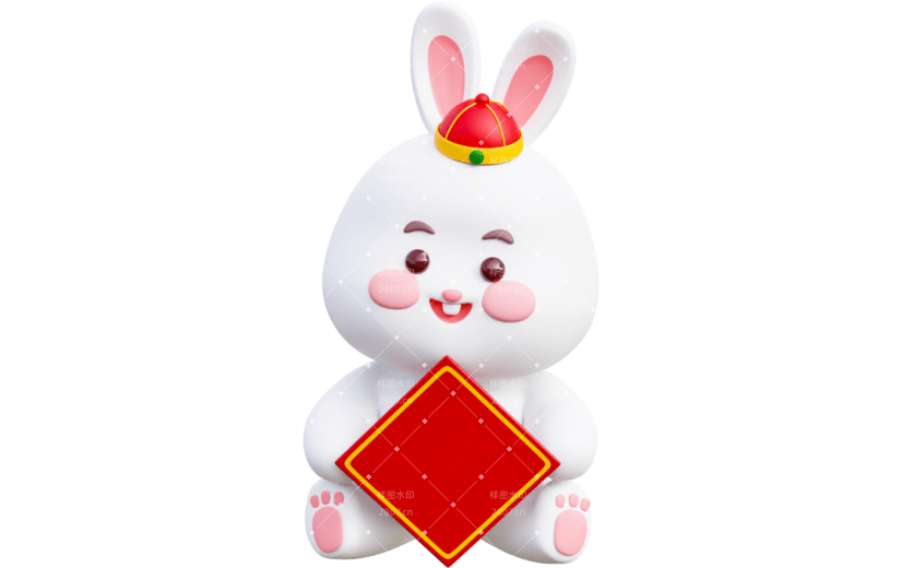 元素3D卡通兔子