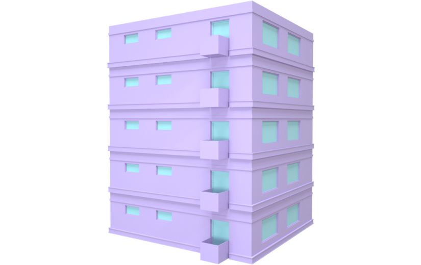 c4d清新创意游乐园店铺合集3d元素