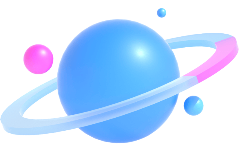 3d创意质感星球