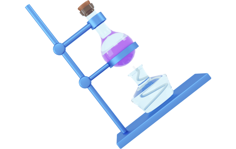 创意3d立体创意化学仪器元素