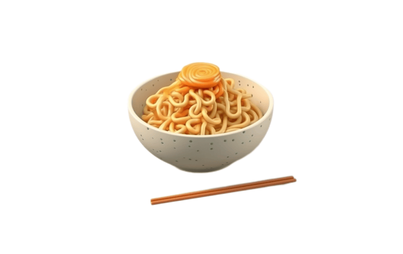 3D风格美味美食面条宣传3D元素