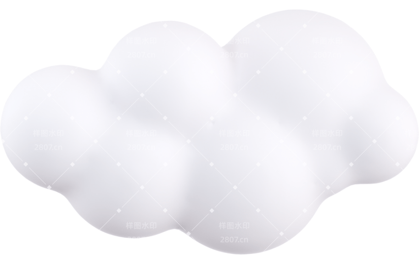3d创意云朵白云