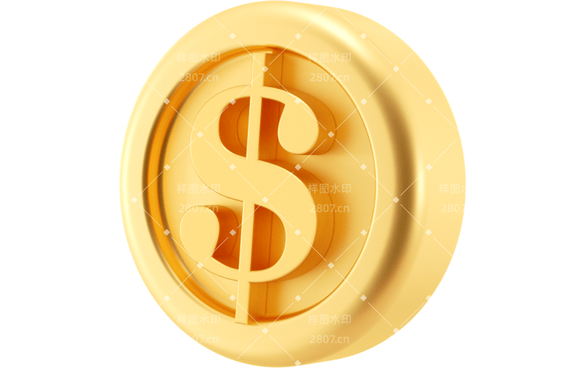 元素3D 金币 小元素
