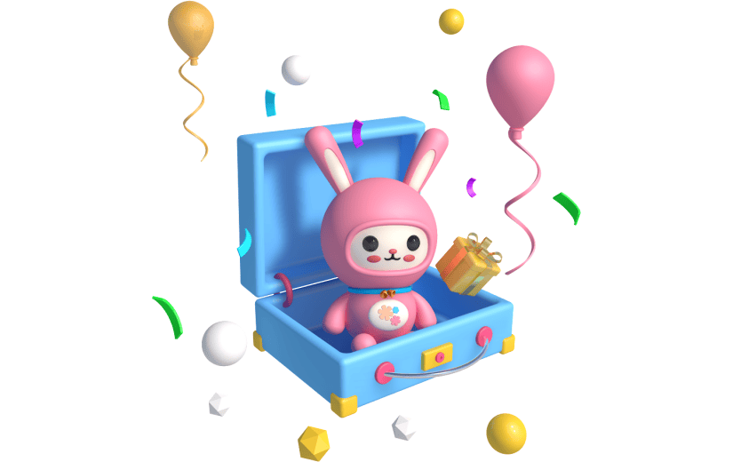 元素卡通3D萌宠玩具