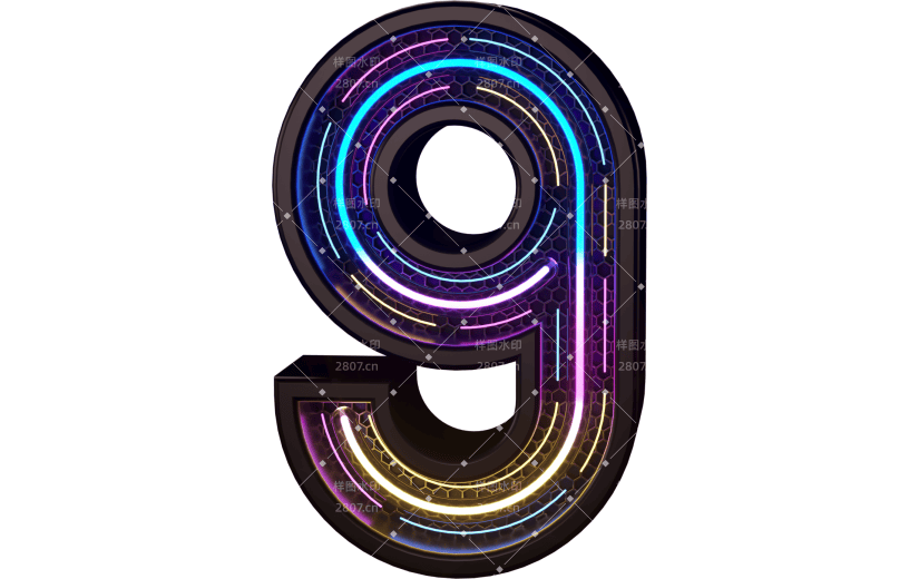 3d创意倒计时质感炫酷数字