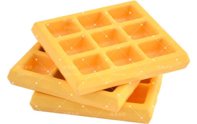 3d创意甜点华夫饼