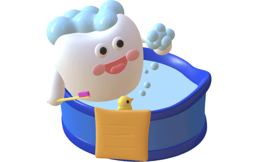 爱牙日牙齿3D元素
