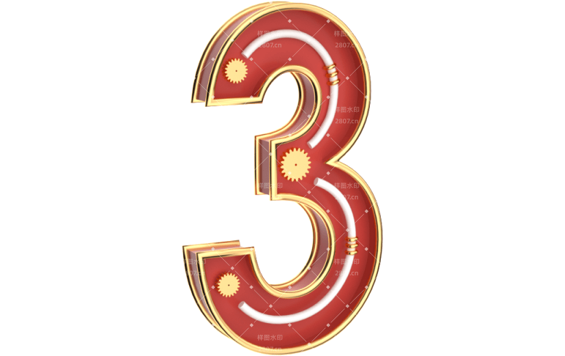 元素创意立体质感节日促销系列字体