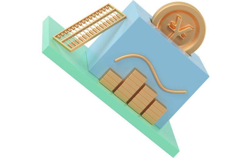 创意3d立体创意财富元素