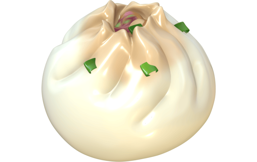 3D立体肉包子