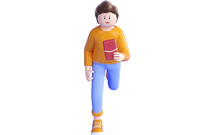 蓝色简约购物促销优惠预售3D元素