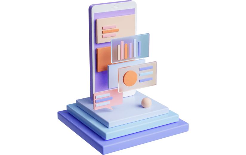 元素 C4D3D立体银行招聘元素