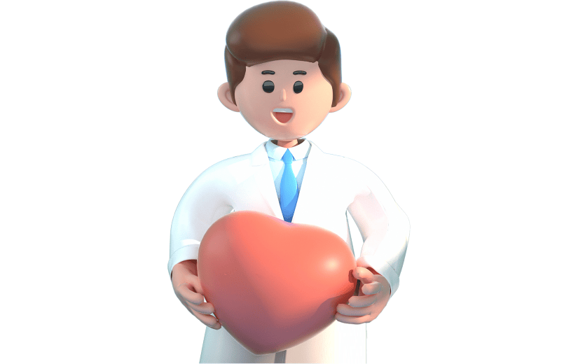 清新简约风医师节3D背景