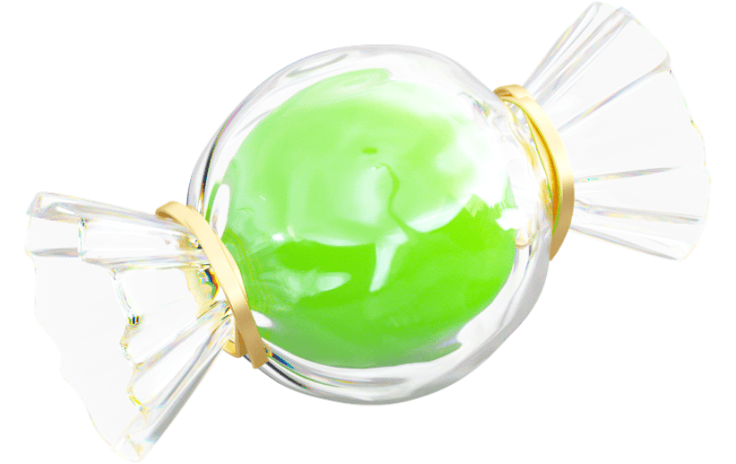 元素3D卡通透明彩色糖果