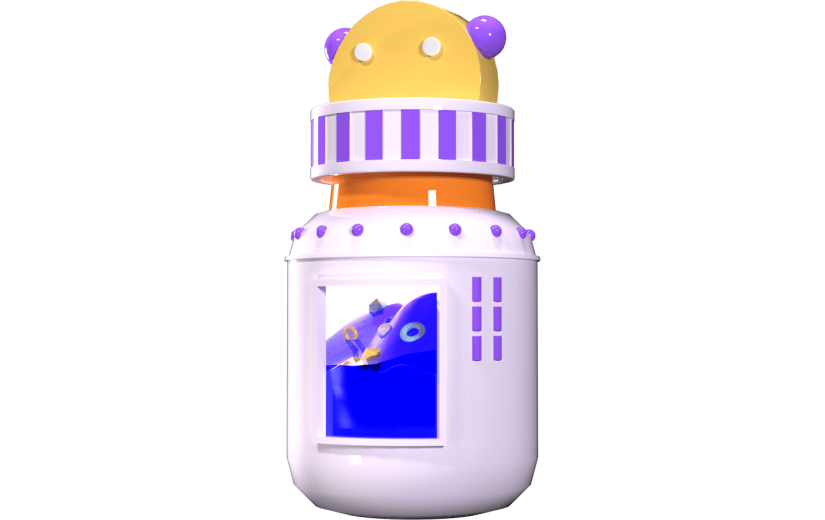 C4D3D立体卡通质感元素
