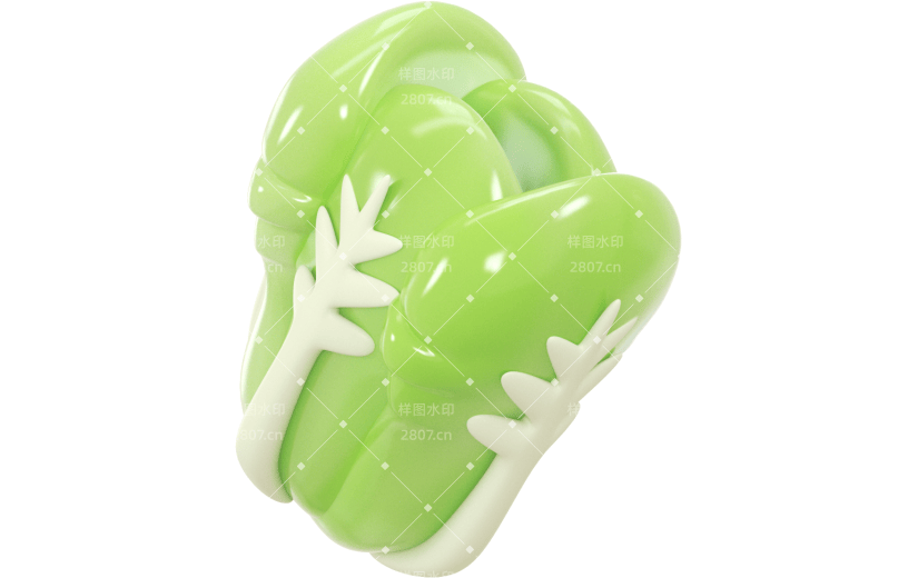 元素3D 白菜 蔬菜
