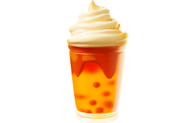 元素3D卡通奶茶