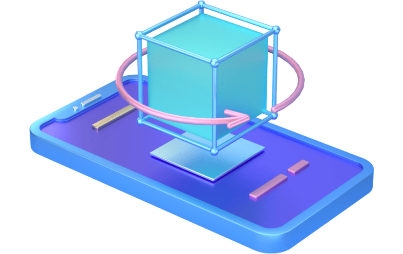 3d创意科技感手机vr元素