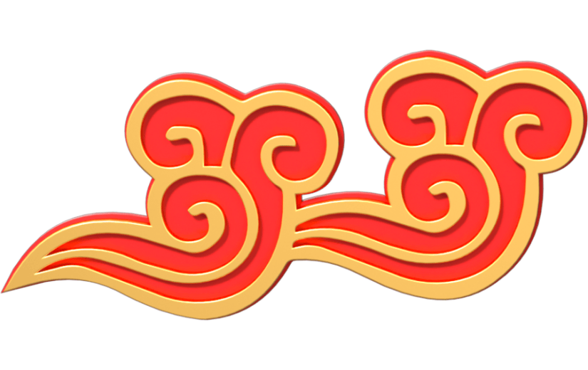 元素3D电商装饰物国潮元素