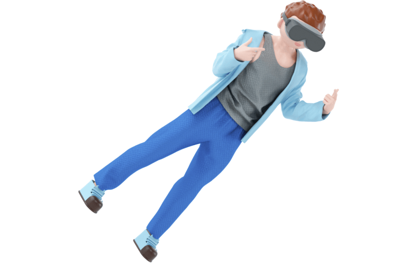 创意3d立体创意人物元素