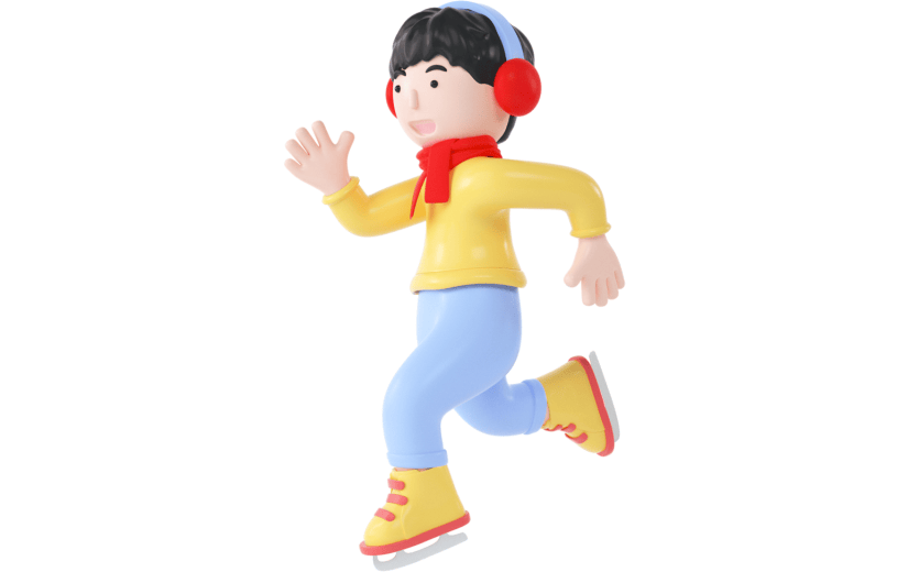 创意3d立体创意人物元素