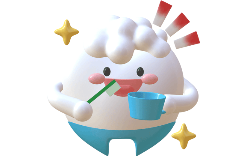 爱牙日牙齿3D元素