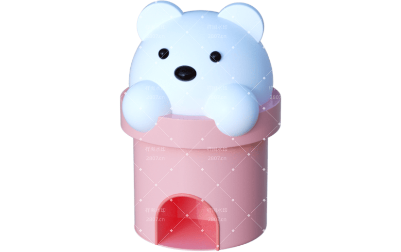 元素3D卡通小熊房子