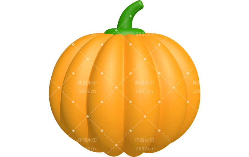 元素卡通3D玩具南瓜