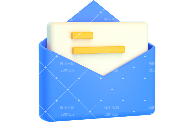 3d极简小元素信息图标