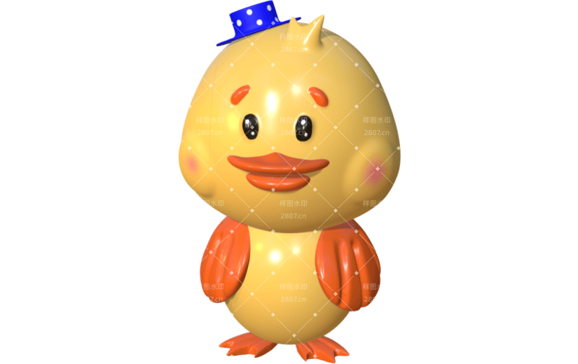 3D立体小鸭子