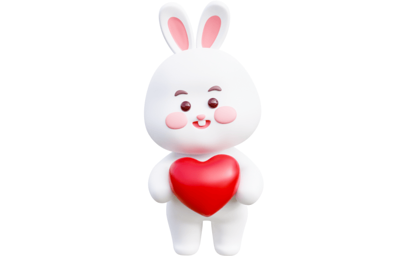 元素3D卡通兔子