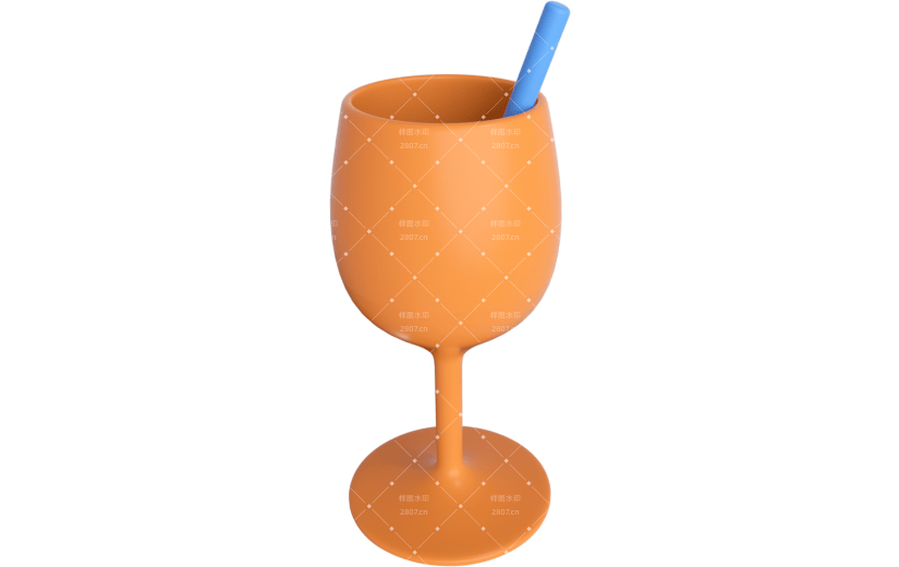 元素卡通3D高脚杯