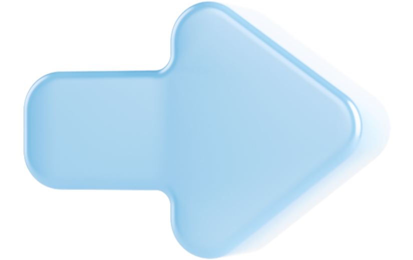 元素3D卡通蓝色箭头素材