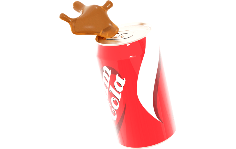 元素3D 可乐 饮料